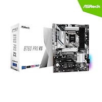 PLACA MADRE ASROCK B760 PRO RS LGA 1700 Soporta 13.ª y 12.ª generación 4DDR5 HDMI DP ATX